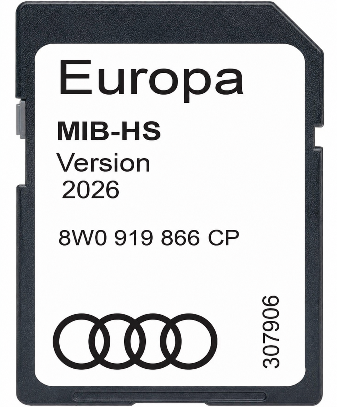 Audi MIB-HS ACTUALIZACIÓN MAPA NAV SAT TARJETA SD EUROPA 2026-2027