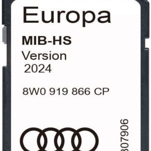 Audi MIB-HS ACTUALIZACIÓN MAPA NAV SAT TARJETA SD EUROPA 2025