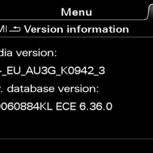 AUDI MMI 3G PLUS 6.36.0 HDD SAT NAV ACTUALIZACIÓN DE MAPAS SD EUROPA 2023-2024