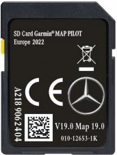 MERCEDES-BENZ GARMIN MAP PILOT A2189062204 V19 ACTUALIZACIÓN DEL NAVEGADOR POR SATÉLITE TARJETA SD EUROPA 2023