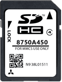 MITSUBISHI MMCS E11 E12 W13 8750A450 ACTUALIZACIÓN DE MAPA DE NAVEGACIÓN POR SATELITE TARJETA SD EUROPA 2024/2025
