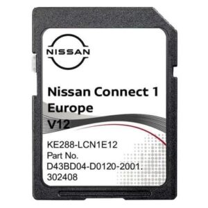 TARJETA SD DE ACTUALIZACIÓN DE MAPAS DE NISSAN CONNECT 1 V12 SAT NAV 2022-2023