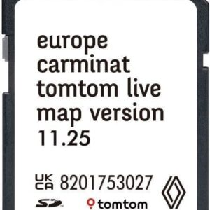 RENAULT CARMINAT LIVE SAT NAV ACTUALIZACIÓN MAPA TARJETA SD EUROPA 2025