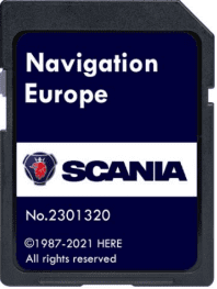 SCANIA CAMIÓN SAT NAV ACTUALIZACIÓN MAPA TARJETA SD EUROPA 2024