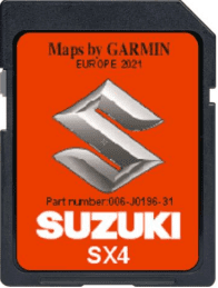 SUZUKI GARMIN SAT NAV ACTUALIZACIÓN MAPA TARJETA SD EUROPA 2022